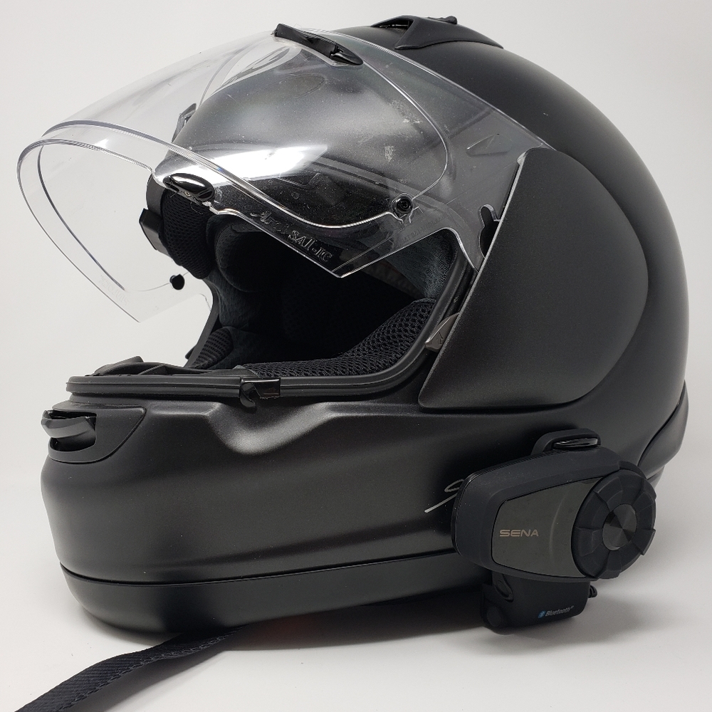 Arai Helmet w/ Sena 10S Bluetooth System